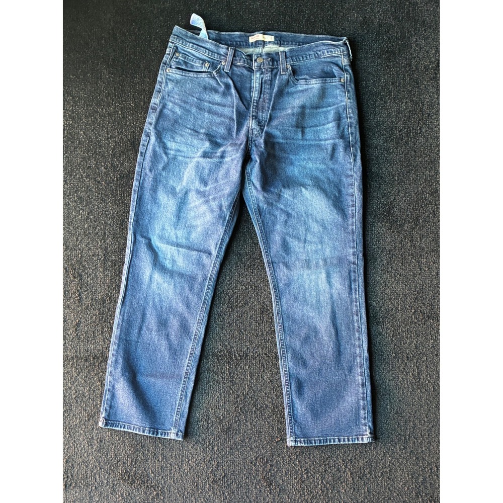 Signature by Levi Strauss & Co Mens Athletic Fit Jeans Medium Wash Blue Denim